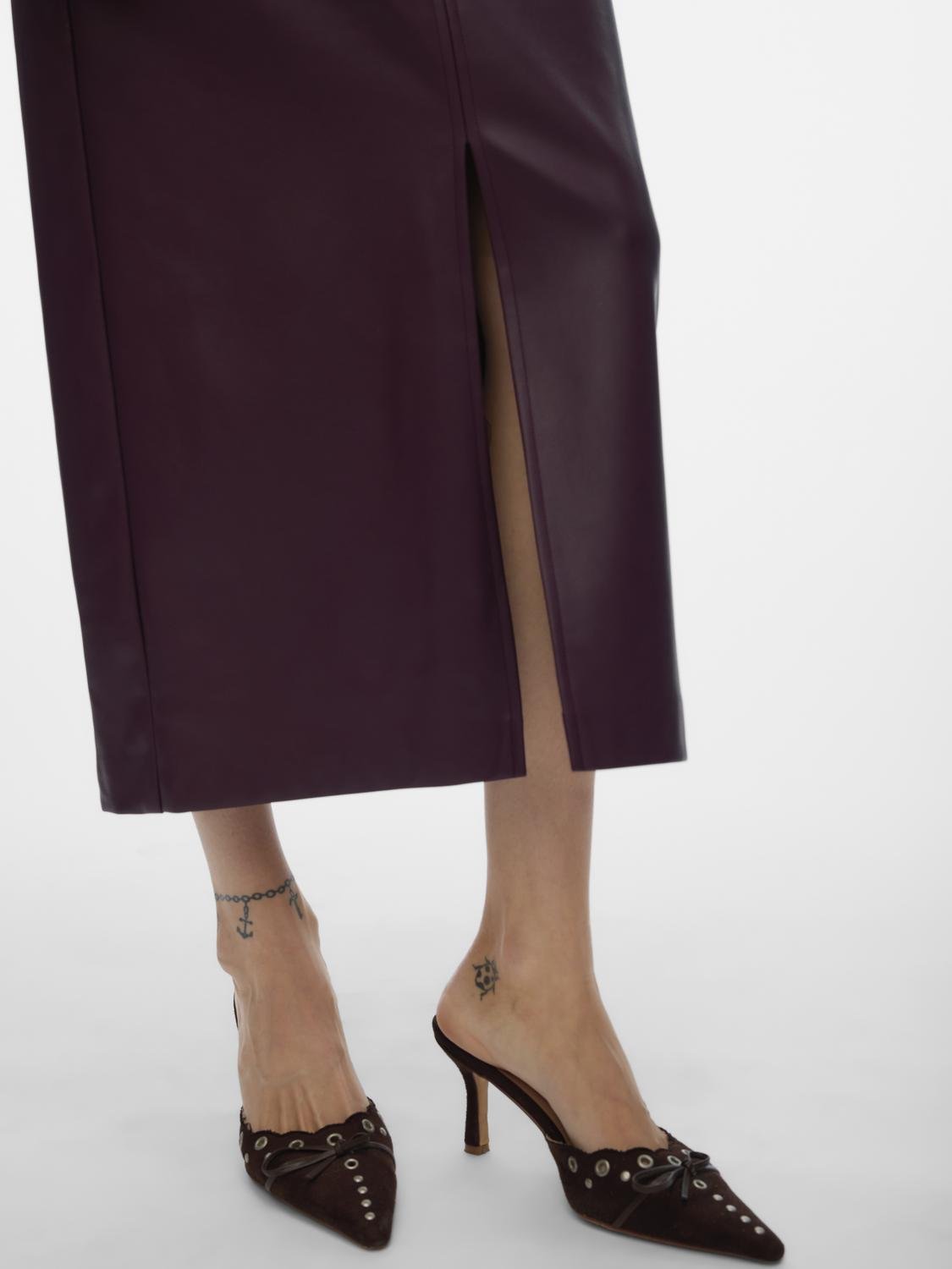 VMOLIVELIPPA Long Skirt - Winetasting - VERO MODA & VILA Bergvik